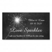 wedding photo - Love Sparkles - Sparkler Tag