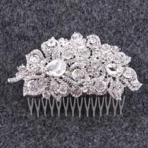 wedding photo -  Crystal Bridal Hair Comb For Wedding Hairstyles [T140] $11.50 - Tyale Jewelry