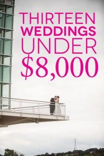wedding photo - 13 Awesome Budget Weddings Under $8,000