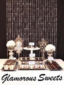wedding photo - Black, White & Silver Glamourous Holiday Party! - Kara's Party Ideas - The Place For All Things Party
