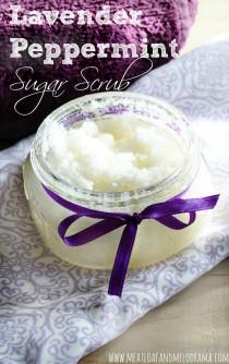 wedding photo - Homemade Lavender Peppermint Sugar Scrub