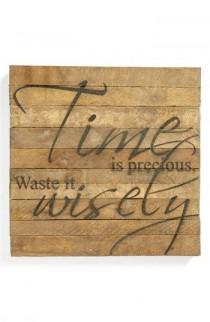 wedding photo - 'Waste It Wisely' Wall Art 