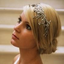 wedding photo - Anastasia Side Headband (ic)