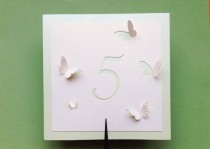 wedding photo - Table Numbers, Butterflies Themed Wedding, Butterfly Summer Collection, Romantic Event Favors, Cutout, Scrapbook, Papercut By Naboko