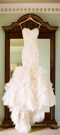 wedding photo - 37 Mermaid Wedding Dresses To Highlight Your Curves