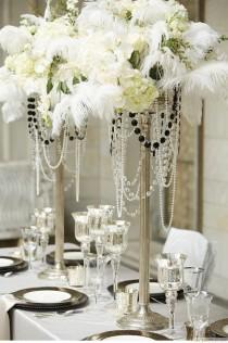 wedding photo - 10 Great Gatsby Themed Party Ideas In Exquisite Vintage Glamour Style