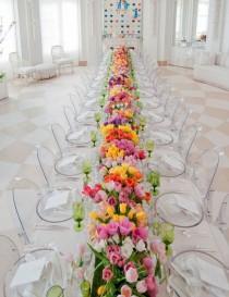 wedding photo - 13 Show-Stopping Long Reception Tables For Your Big Day