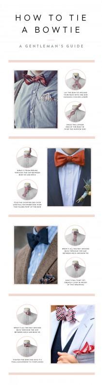 wedding photo - How to Tie a Bowtie: A Gentleman's Guide 