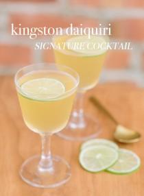 wedding photo - Signature Cocktail :: Kingston Daiquiri - Snippet & Ink
