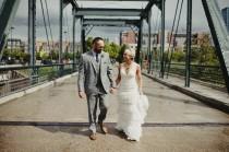 wedding photo - Vibrant Industrial Denver Wedding: Katelyn + Dirk