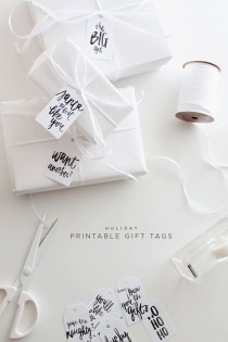 wedding photo - Printable Holiday Gift Tags