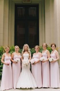 wedding photo - Elegant Blush Pink Ballroom Wedding