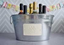 wedding photo - Personalized Wedding Gift - Large Beverage Tub