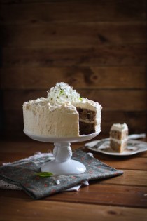 wedding photo - Apple Spice Cake With Salted Caramel Frosting