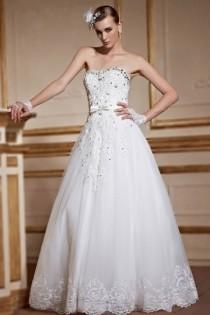 wedding photo -  Sexy Sweetheart A Line Backless Lace Up Bridal Gown- AU$ 858.81 - DressesMallAU.com