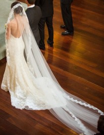 wedding photo - Soft Mantilla Lace Veil