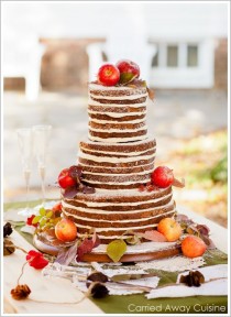 wedding photo - Rustic Fresh Apple Cake