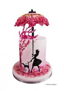 wedding photo - Pink Umbrella Inspiration Challenge
