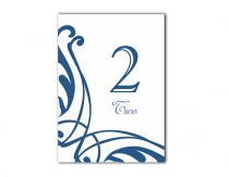 wedding photo -  Table Numbers Wedding Table Numbers Printable Table Cards Download Elegant Table Numbers Navy Blue Table Numbers Digital (Set 1-20)