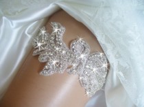 wedding photo - Garter, Bling Wedding Garter, Bridal Garter Belts, Bridal Accessories, Rhinestone Wedding Garter Belts, Crystal Garter and Toss Garter