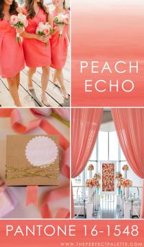 wedding photo - Pantone - Peach Echo 16-1548