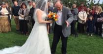 wedding photo - Against All Odds, This Paralyzed Dad Walked His Daughter Down The Aisle
