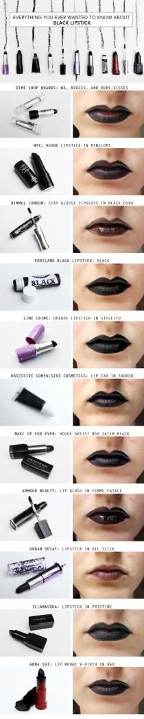 wedding photo - Black Lipstick: The Best Color You’ve Probably Never Tried!