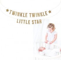 wedding photo - TWINKLE TWINKLE Little Star Banner. Photo Prop. Nursery Decor. Baby Shower. Photo Booth, Photobooth, Photo Prop