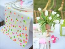 wedding photo - Colorful Neon & Confetti Shower