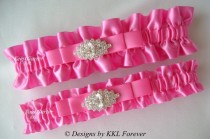wedding photo - Stylish Pink Garters For Your Wedding 