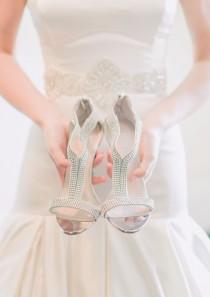 wedding photo - Silver Wedding Shoes