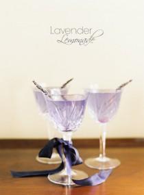 wedding photo - Lavender Lemonade Recipe The Bride Link