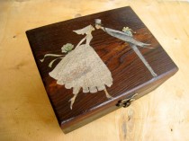 wedding photo -  Big Dark Rustic Wooden Box for Wedding Guest's Cards or Advice Wooden box Gift box Advise Box Wedding decor Gift Idea Jewelry Box