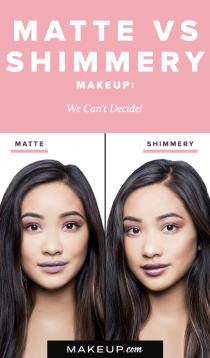 wedding photo - Matte VS Shimmery Makeup: We Can't Decide!