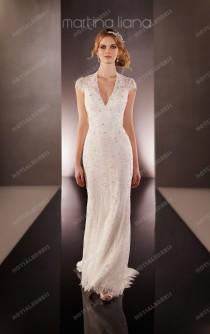 wedding photo -  Martina Liana Keyhole Back Wedding Dress Style 628