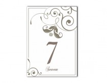 wedding photo -  Table Numbers Wedding Table Numbers Printable Table Cards Download Elegant Table Numbers Floral Gray Table Numbers Digital (Set 1-20)
