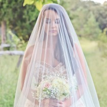 wedding photo - Soft Drop Veil