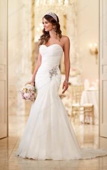 wedding photo -  Stella York Organza Wedding Dress Style 6015