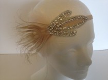 wedding photo - Crystal Headband, 20's flapper headpiece, bridal headpiece, flapper gatsby headband, 1920's Rhinestone Flapper headband, 1920s headband