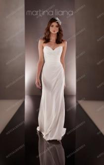 wedding photo -  Martina Liana Asymmetrical Wedding Dress Style 653