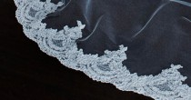 wedding photo - Wide Vintage Alencon Lace