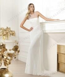 wedding photo -  Bridal Gown - Style Pronovias Libusa Satin And Tulle Embroidery