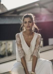 wedding photo -  Paris Inspired Wedding Dresses: Laure de Sagazan 2016 