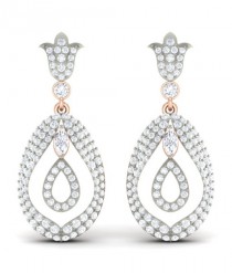wedding photo -  The Trig Diamond Earrings