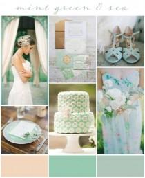 wedding photo - Mint Green & Sea: Wedding Inspiration Colour & Ideas