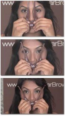 wedding photo - The Most Genius Eyebrow Tool Ever! Seriously! It Gets You Perfect, Totally Symmetrical Brows!