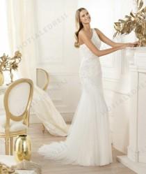 wedding photo - Wedding Dress - Style Pronovias Lacan Tulle Embroidery