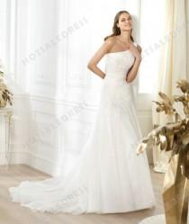 wedding photo - Wedding Dress - Style Pronovias Lanna Lace And Tulle Model: Pronovias-Lanna