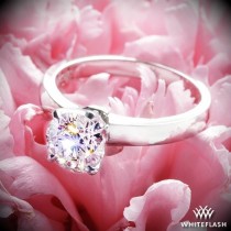wedding photo - Platinum "Broadway" Solitaire Engagement Ring
