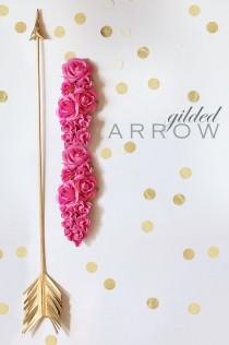 wedding photo - How To Make A Gilded Arrow